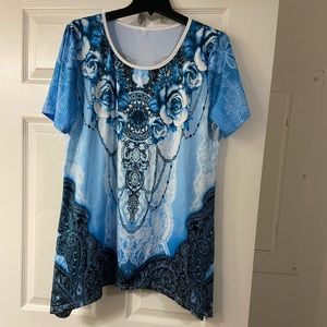 Beautiful blue tunic